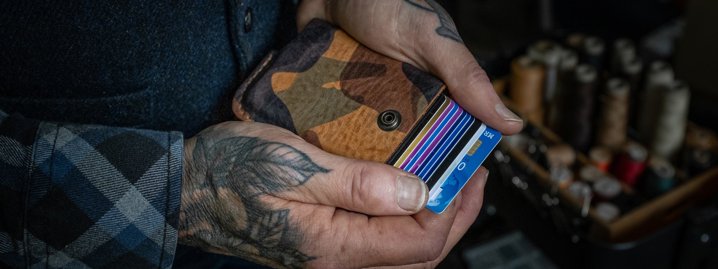 RFID protected wallets from Duke and Sons Leather