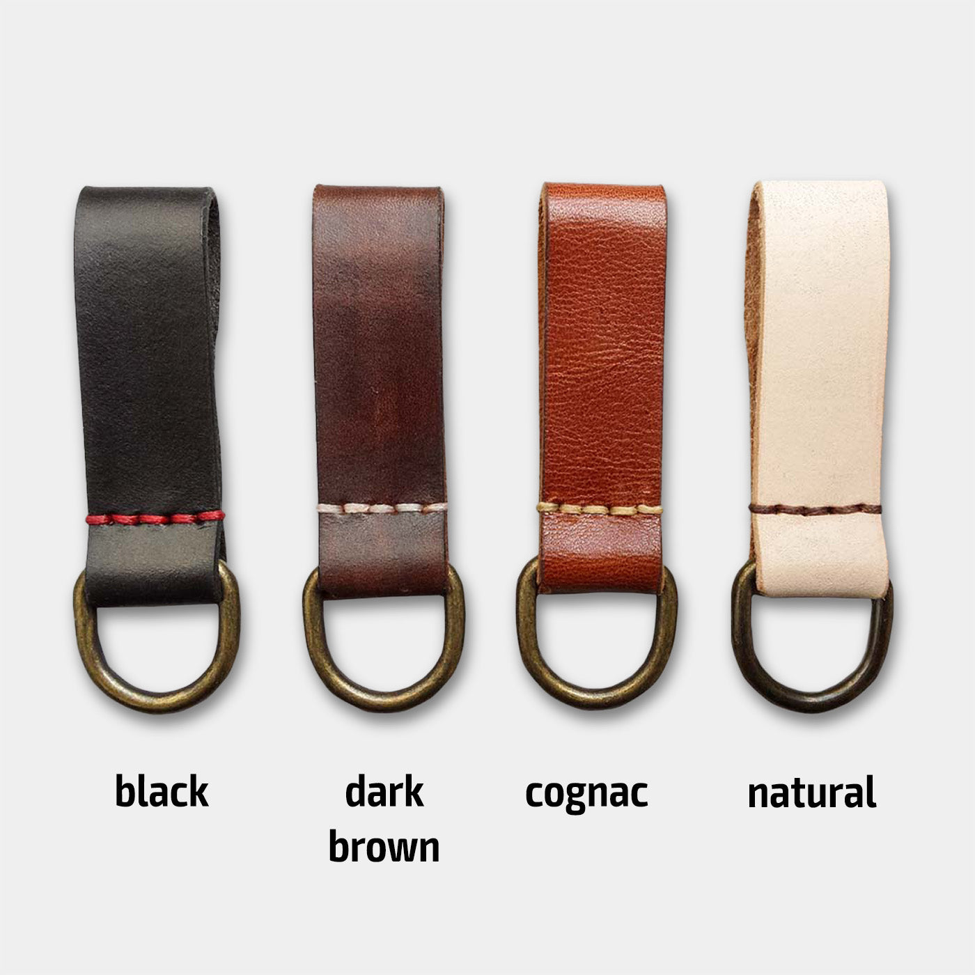 Belt loop to attach your keychain to your belt