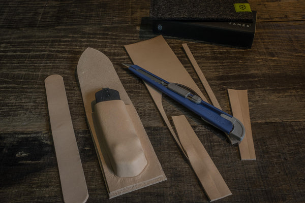 How to make a leather knife sheath