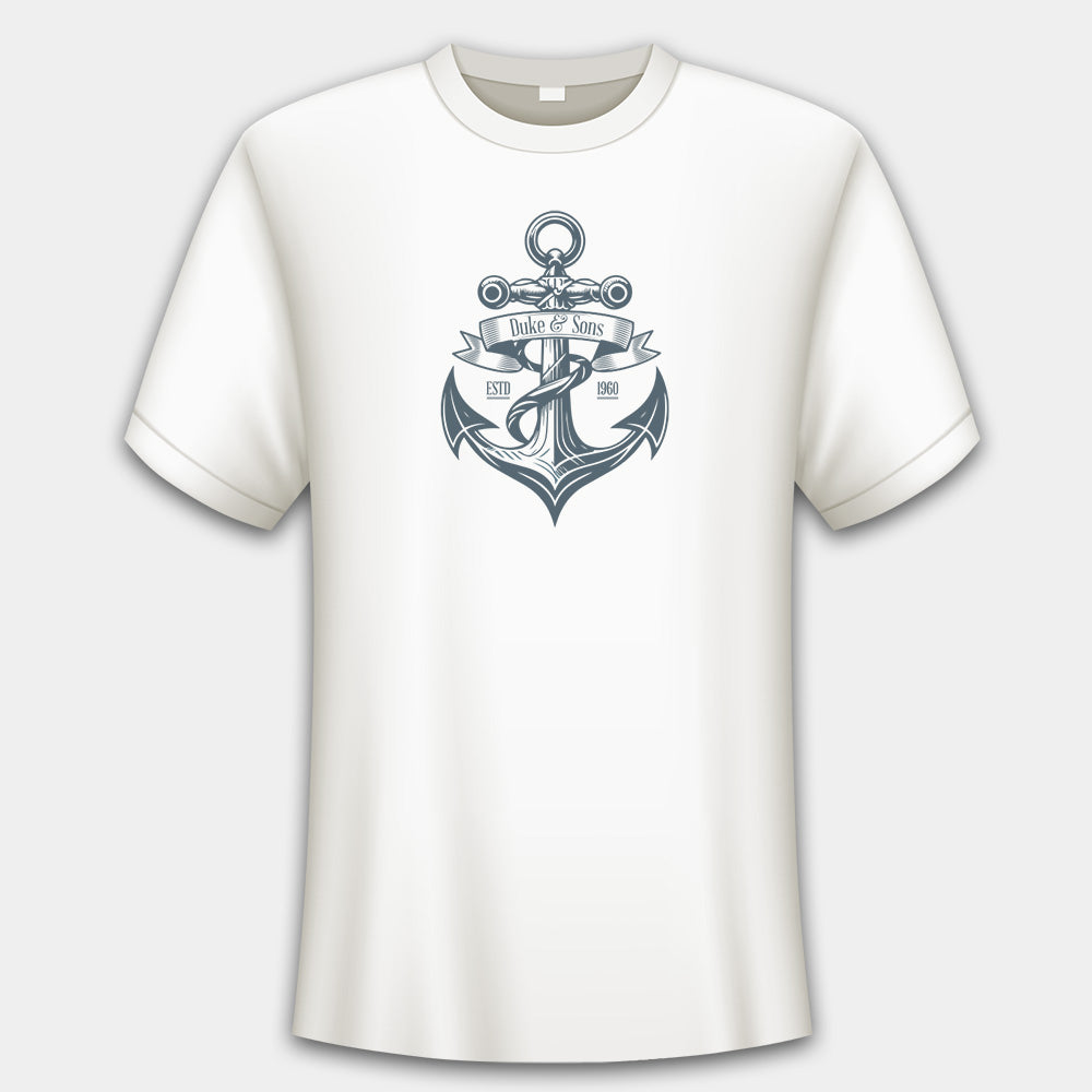 Duke and Sons Anchor T-shirt HERO image front