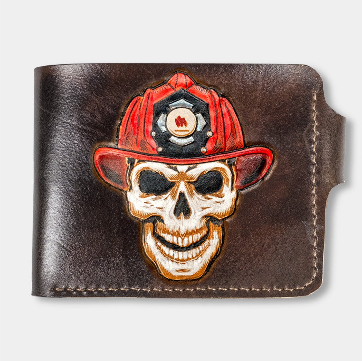 Duke and Sons leather FireFighter wallet bifold front