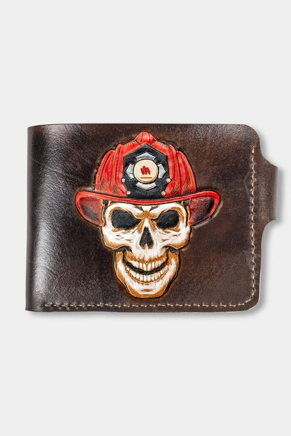 Duke and Sons leather FireFighter wallet bifold front