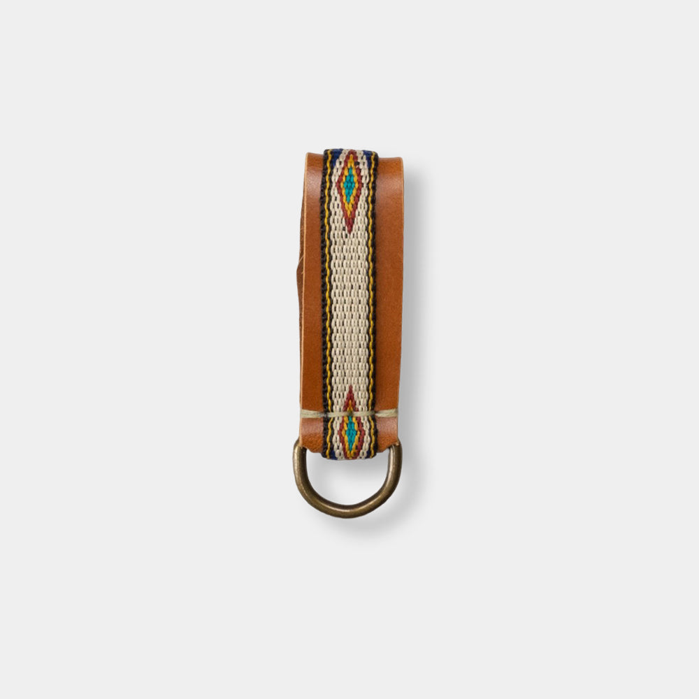 Belt loop with native webbing cognac version