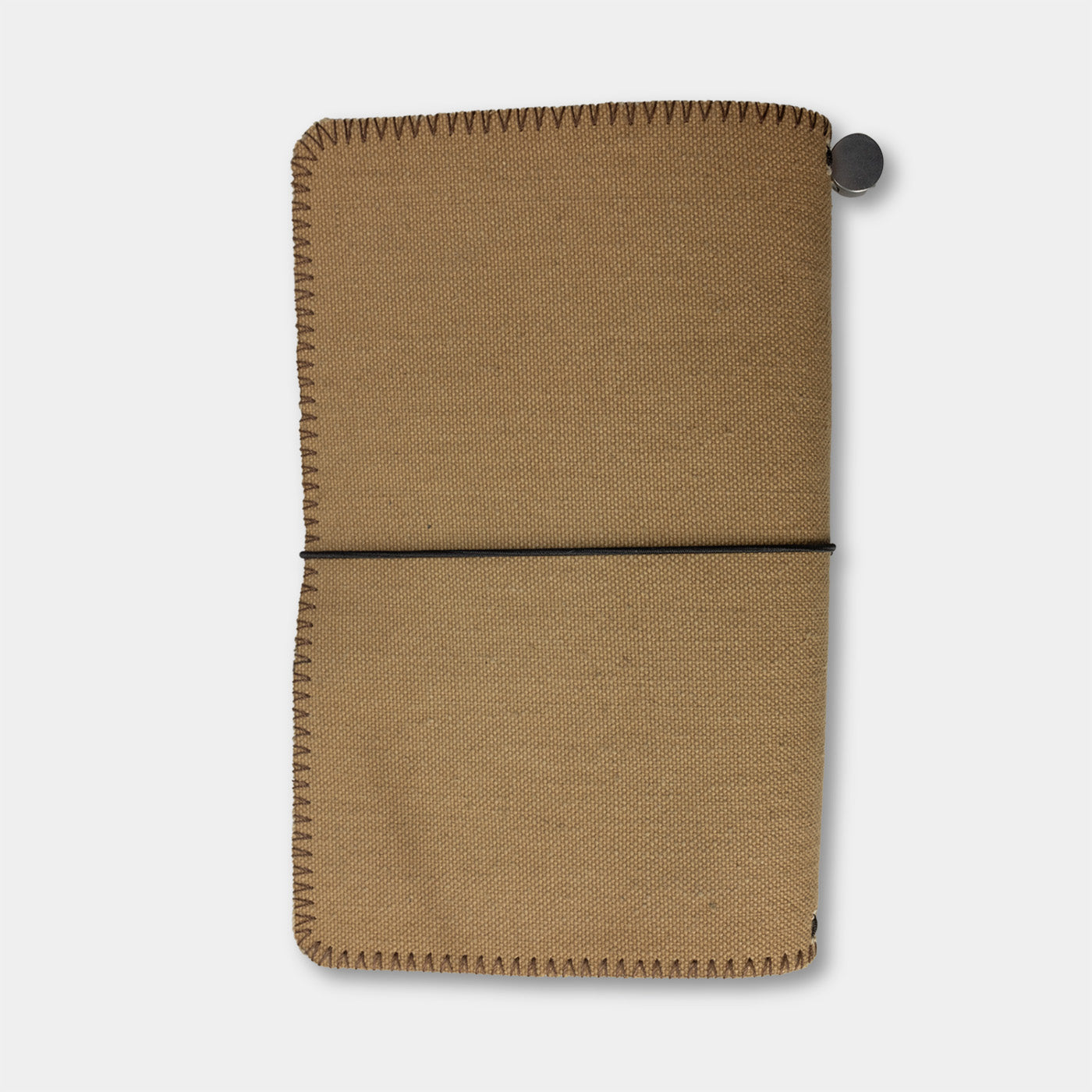 Duke and Sons traveler's notebook 'Born to Ride' logo canvas cover back
