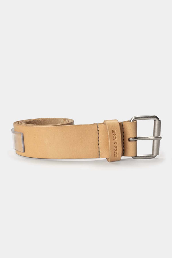 Duke and Sons 2-inch natural leather jeans belt hero 2
