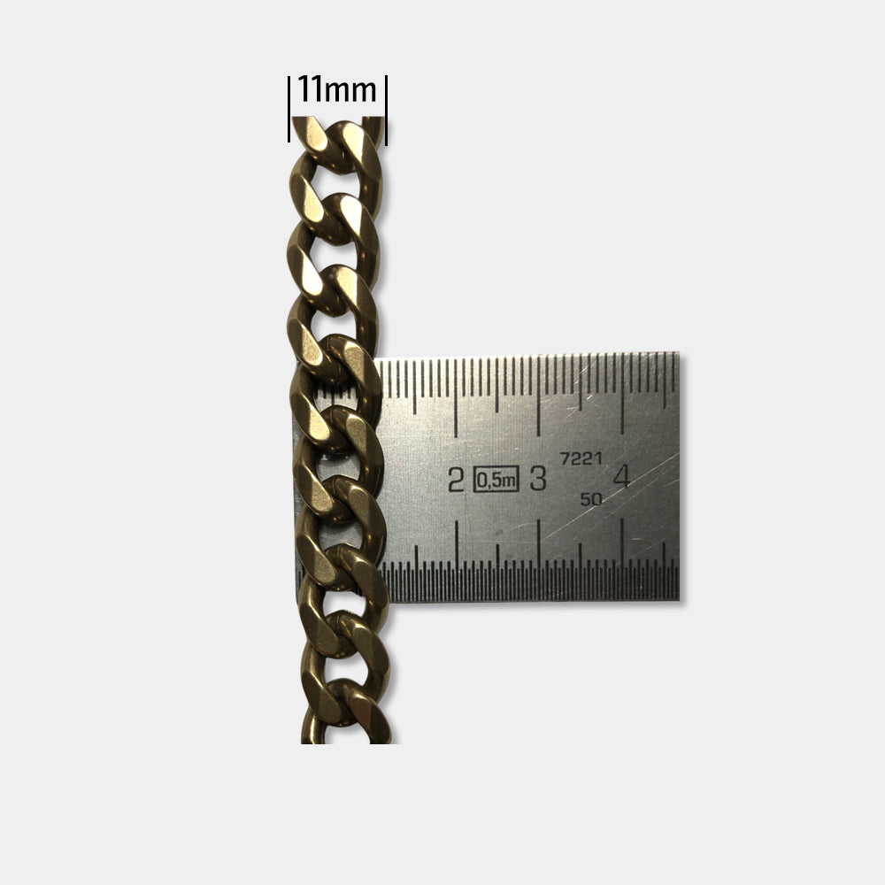 solid brass keychain width size in mm