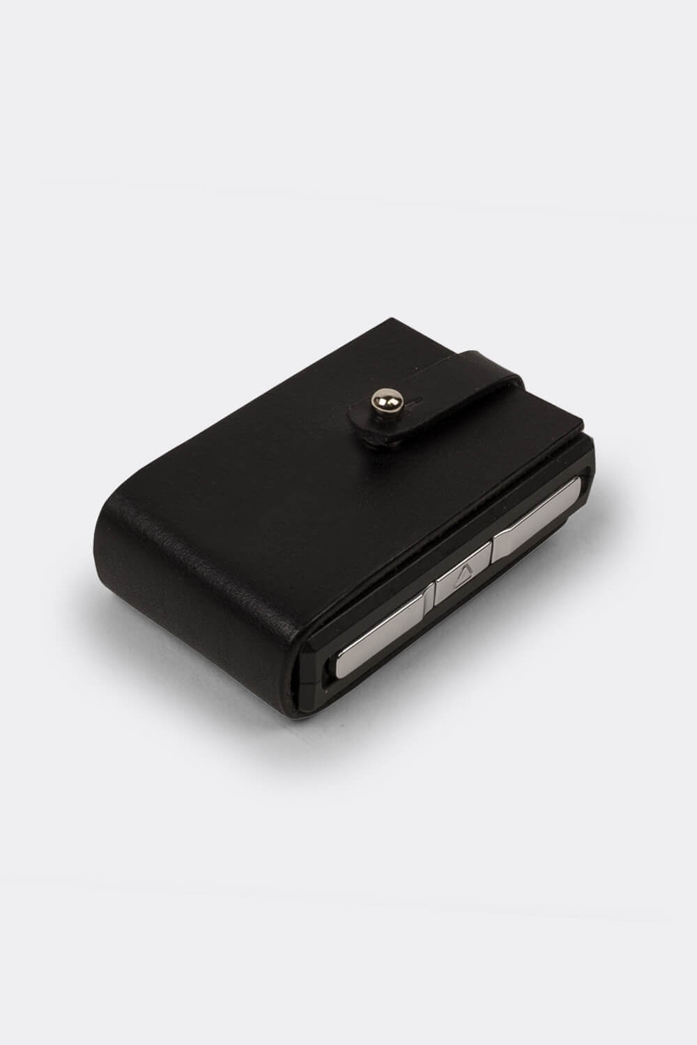 Leather Polestar key sleeve black top | Duke & Sons Leather