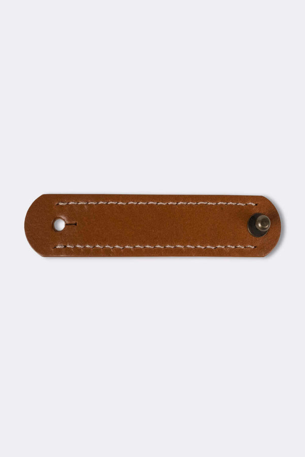 Woggle, bandana / neckerchief slide in cognac color - Duke & Sons Leather
