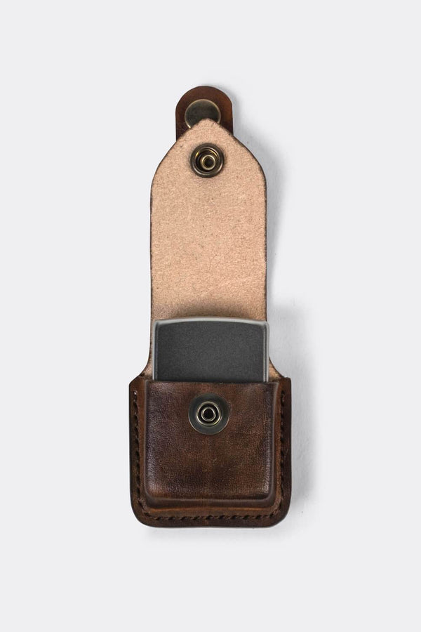 Handmade Zippo Lighter Case Leather Case Lighter Cover Belt Loop