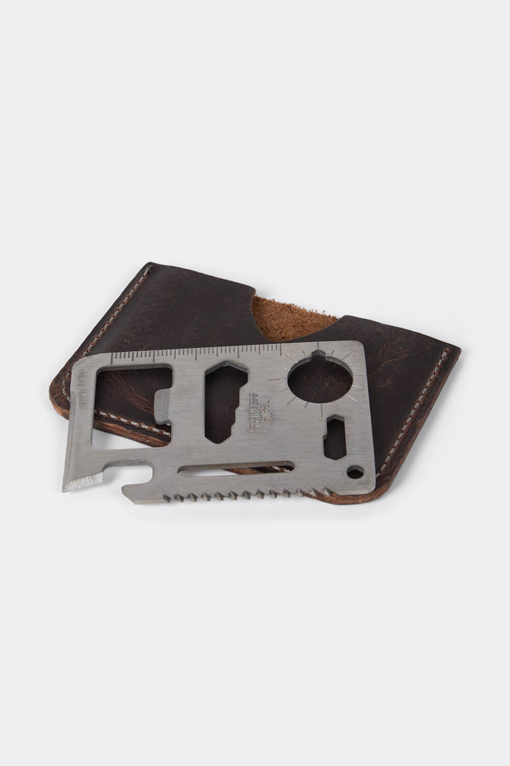 Stainless Steel credit card format multi tool