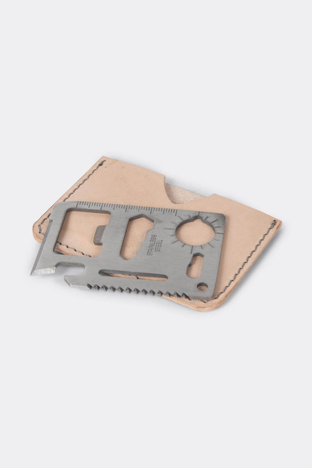 Stainless Steel credit card format multi tool