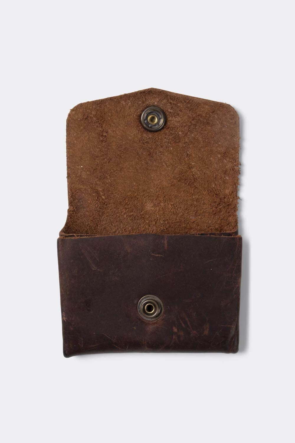 Pocket wallet, can hold cards, bills and coins (distressed leather) - Duke & Sons Leather