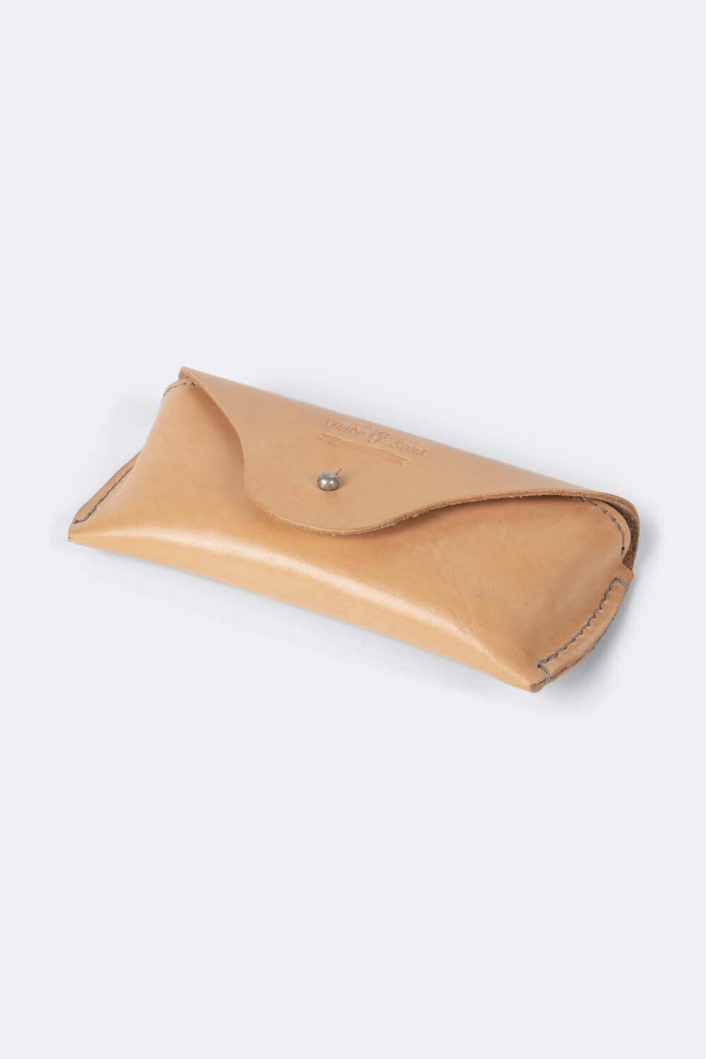 Glasses | sunglasses case, natural color, vegetable tanned leather. - Duke & Sons Leather